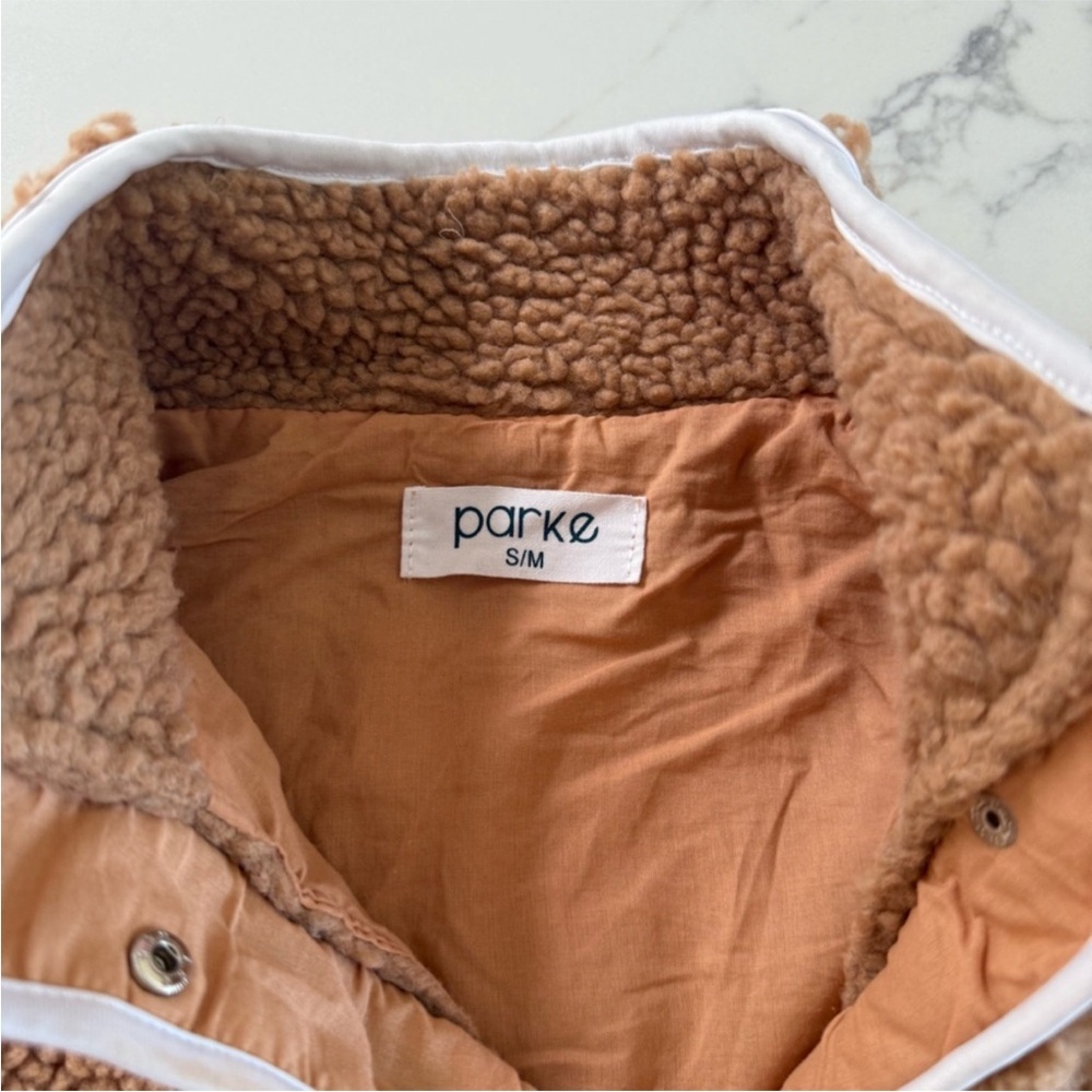 Parke Snap Pullover Fleece - Tan - Size S/M - Picture 4 of 5